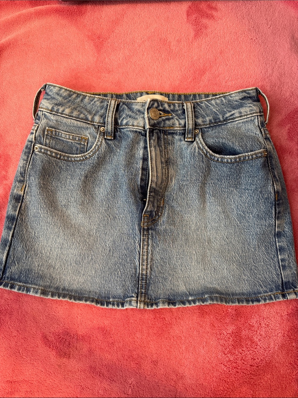 Pacsun Blue Denim Jean Mini Skirt - Women